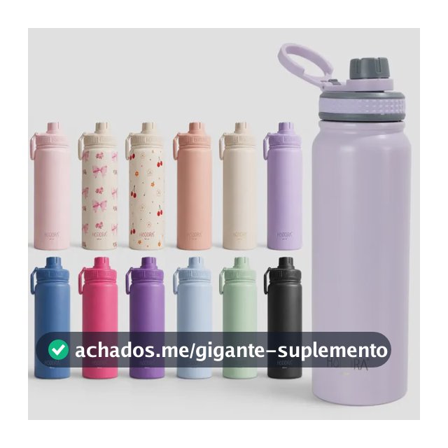 Garrafa Térmica 800ml Inox Fitness Academia Haddra