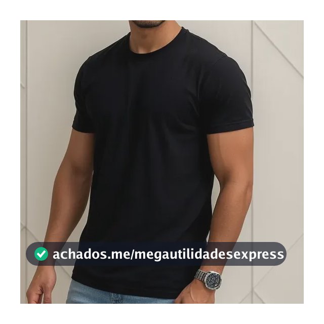 Camiseta Básica Unissex 100% Algodão Confortável Lisa Tshirt