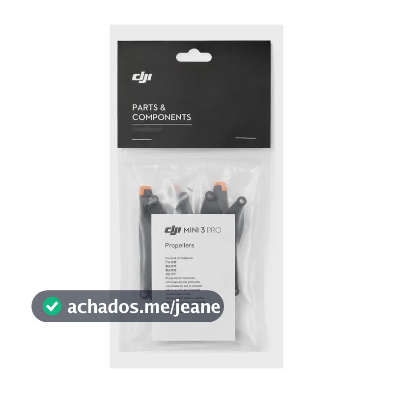 Kit 8 Helices Originais Para Dji Mini 3 Pro Versãopro Com Nf Preto