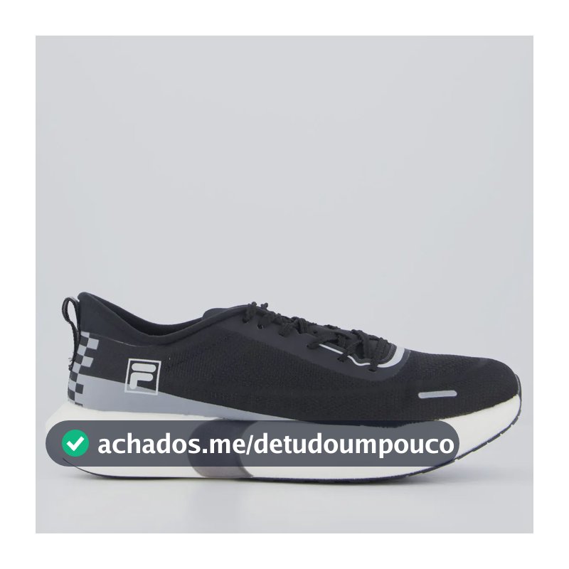 Tênis Fila Preto E Cinza Kr7 Pro Preto - 40 Br