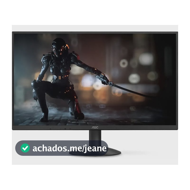 Monitor 27 Aoc Gamer 27b30h3/57 Full Hd Ips 120hz, 1ms Preto Preto 127/220v