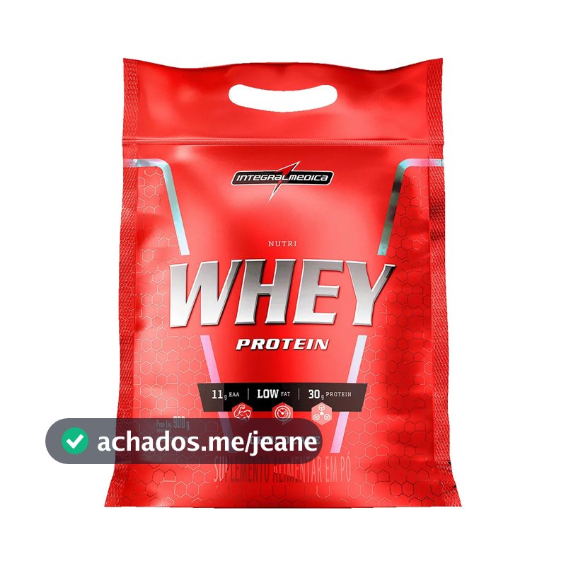 Nutri Whey Protein Pouch Chocolate 900g Integralmédica