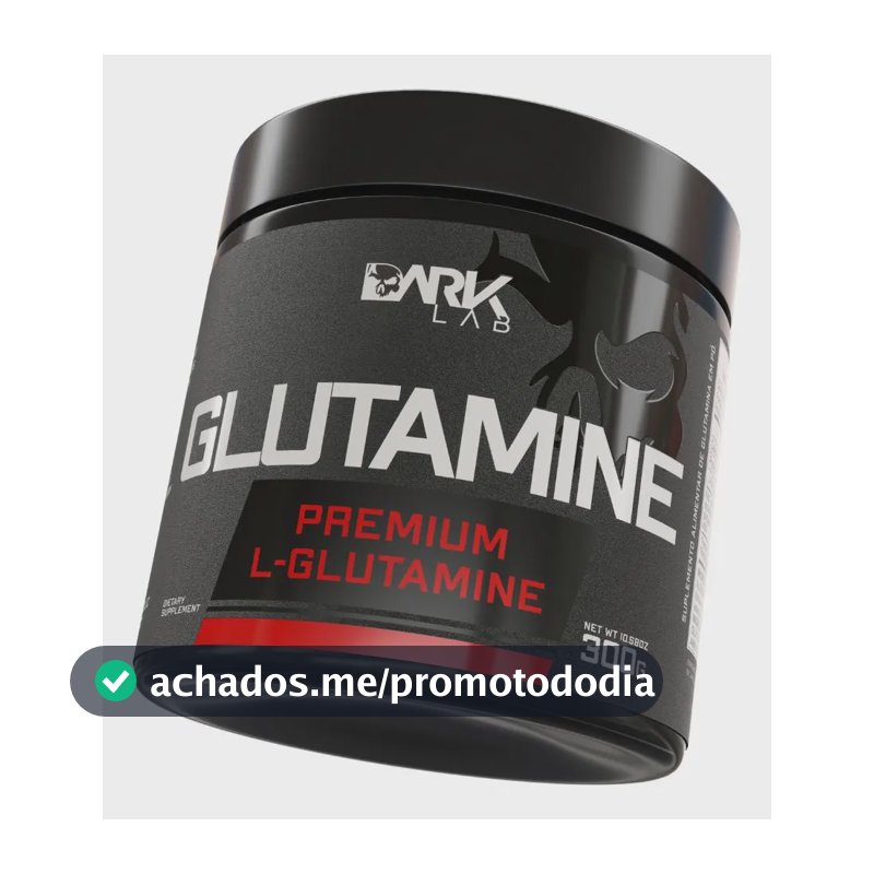 Glutamina L-glutamine 300g Dark Lab Sabor Sem sabor