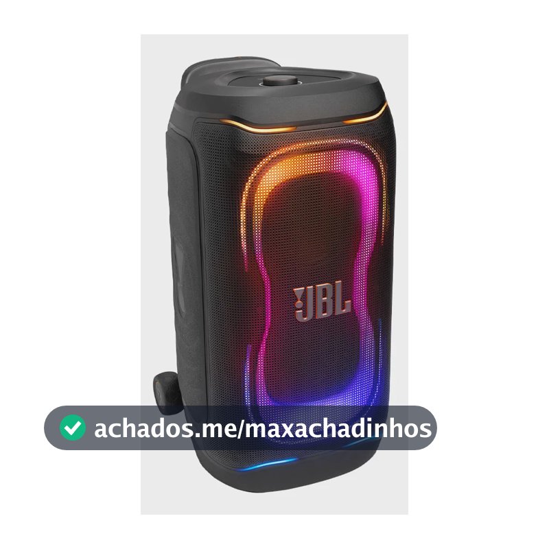 Caixa De Som Bluetooth Jbl Partybox Stage 330 Com 280w De Po Preto 127/220v