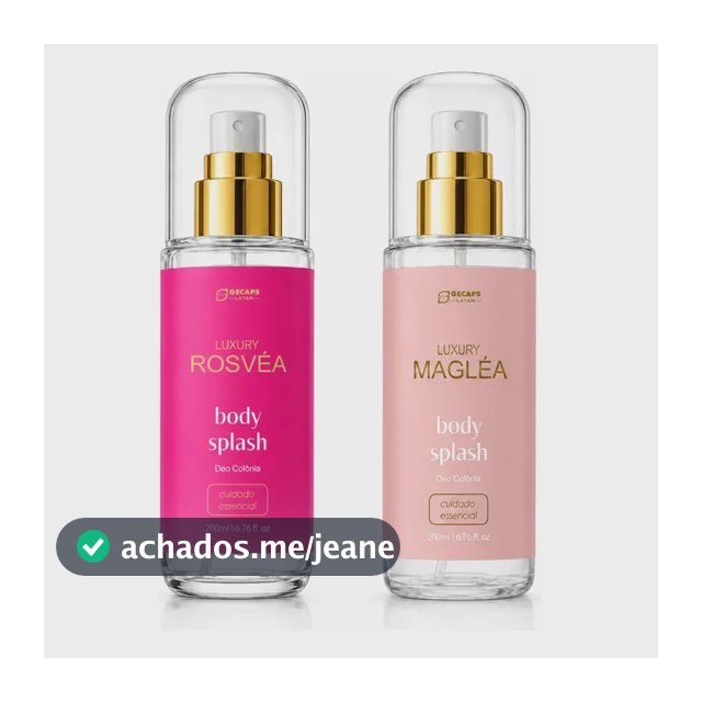 Kit Body Splash Magléa E Rosvéa Luxury | Fragrâncias