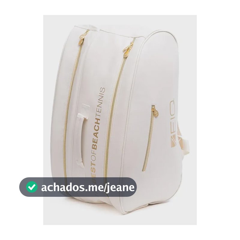 Raqueteira Zeiq Hummel Para 2 Raquetes Branco