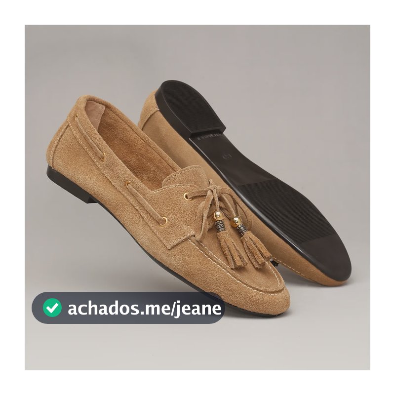 Loafer Feminino Sapato Em Couro Legítimo Mocassim Tendencia Areia 36