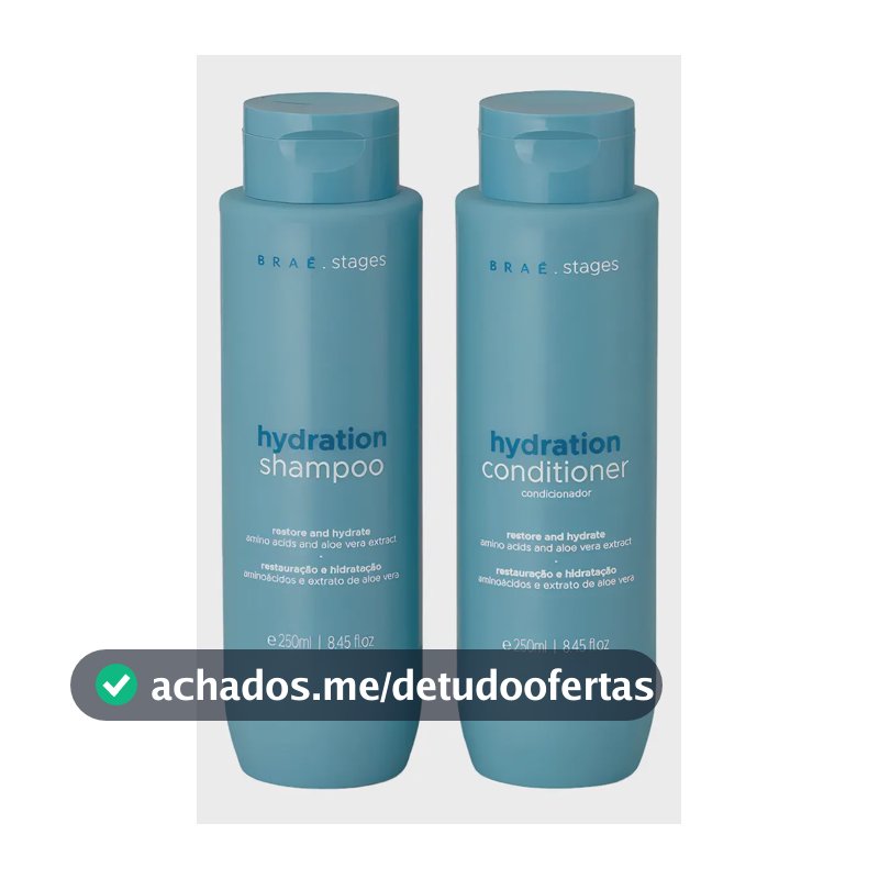 Kit Hidratação Braé Stages Shampoo + Condicionador Hydration