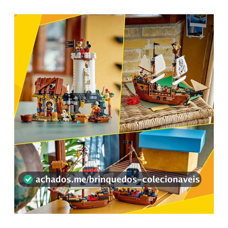 Navio pirata clássico LEGO Creator 31387
