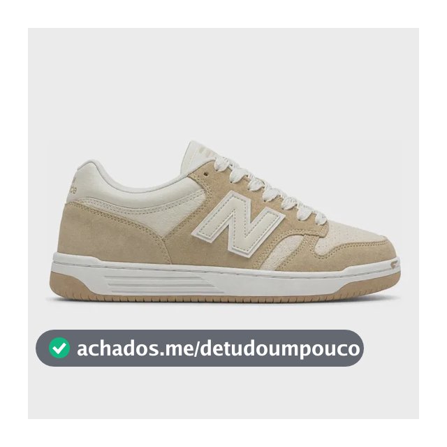 Tenis New Balance 480 Low Masculino Bege Lisa 42 Br