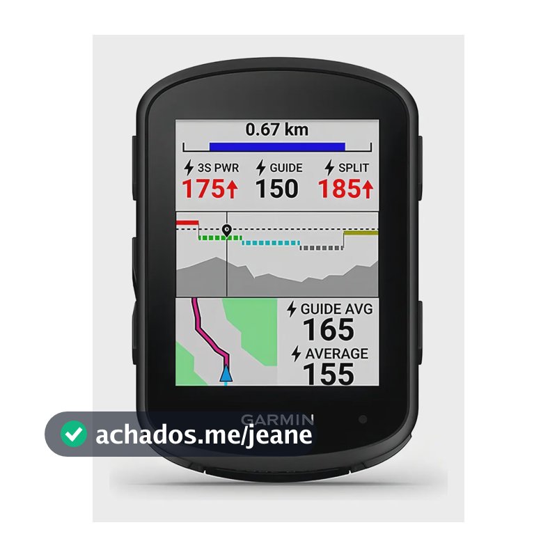 Ciclocomputador Garmin Ciclismo Edge 840 tela LED de 2" - preto