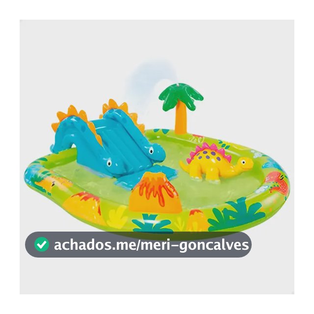 Piscina Infantil 143 L Inflável Playground Dino 57166 Intex
