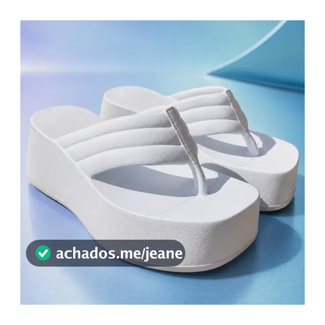 Sandália Plataforma Feminina Macia Com Tiras