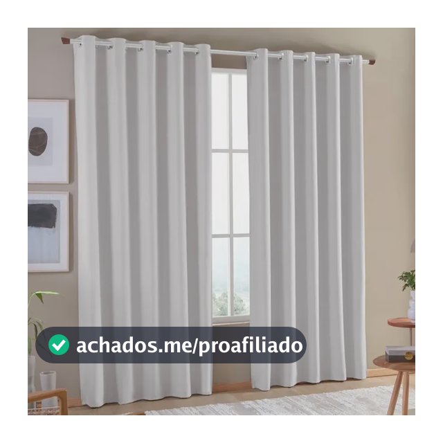 Cortina Blackout 100% 2,80x2,30 Corta Luz Sala Quarto