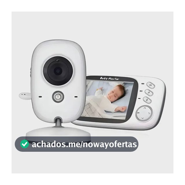 Baba Eletrônica Baby Monitor Visão Noturna Dual Audio Cor Branco G.Eye