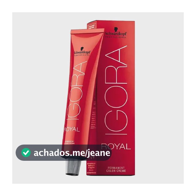 Coloração Cabelo Igora Royal Schwarzkopf Tintura 60g - Cores
