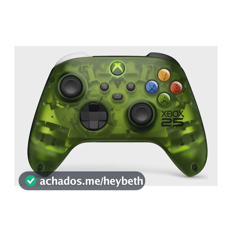 Controle Sem Fio Xbox Series X25 Edição Especial  Verde