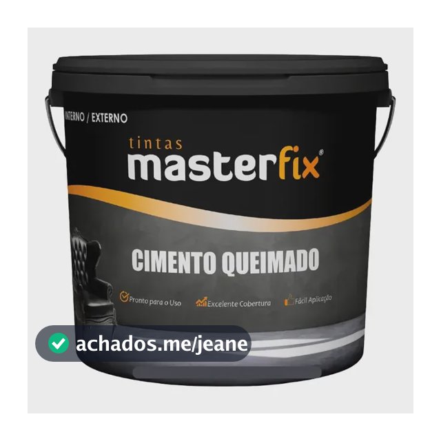Cimento Queimado Rústico Cinza Elefante Masterfix 4kg Parede Interno Externo