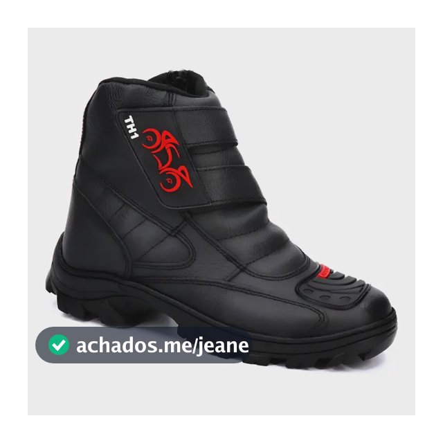 Bota De Motoqueiro Couro Semi Impermeavel Promoção Brinde