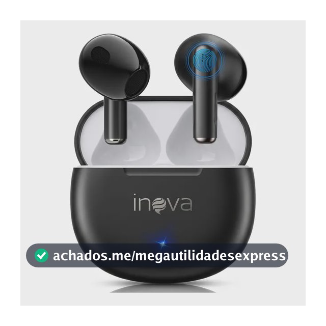 Fone De Ouvido Bluetooth Àprova D'água Com 50h Bateria Inova