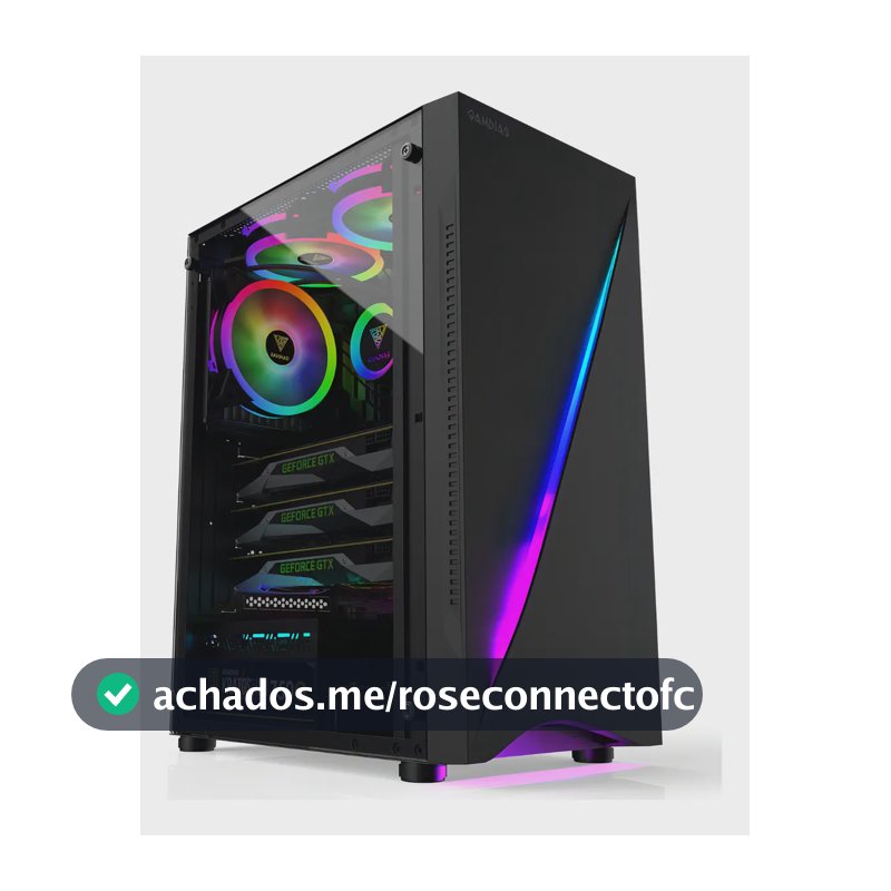 Gabinete Gamer Gamdias Argus E5 Rgb Mid Tower Preto
