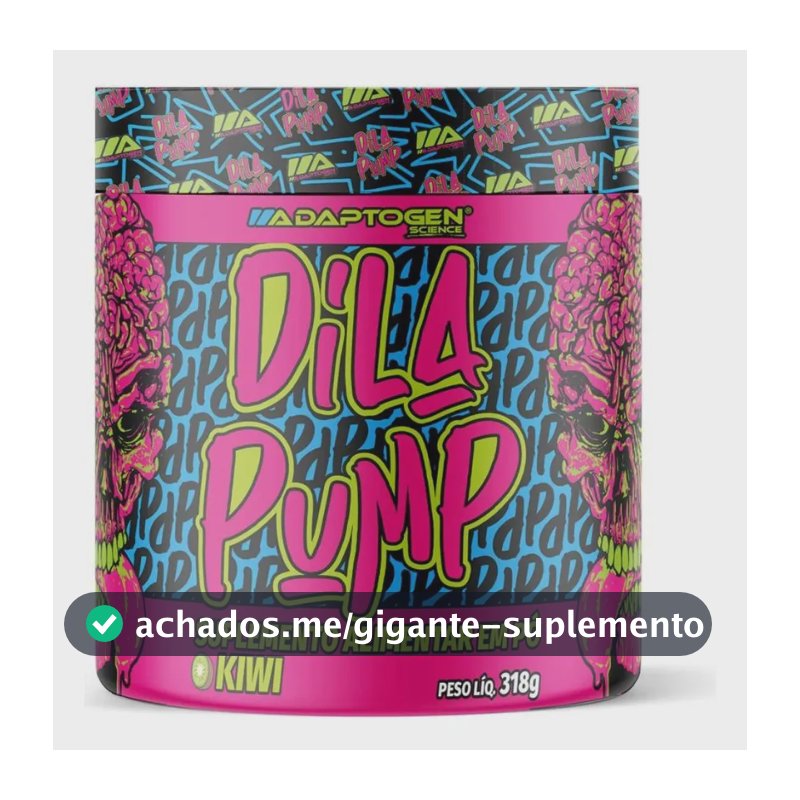 Suplemento em pó Adaptogen Science Pré treino sabor Kiwi x 318g