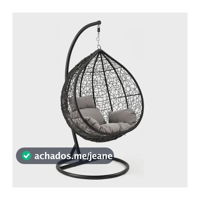 Cadeira Balanço Suspensa Design Italiano Suporte Jardim