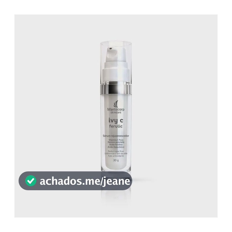 Sérum Rejuvenescedor Facial Ivy C Ferulic 30g Mantecorp Todo Tipo De Pele Dia/noite