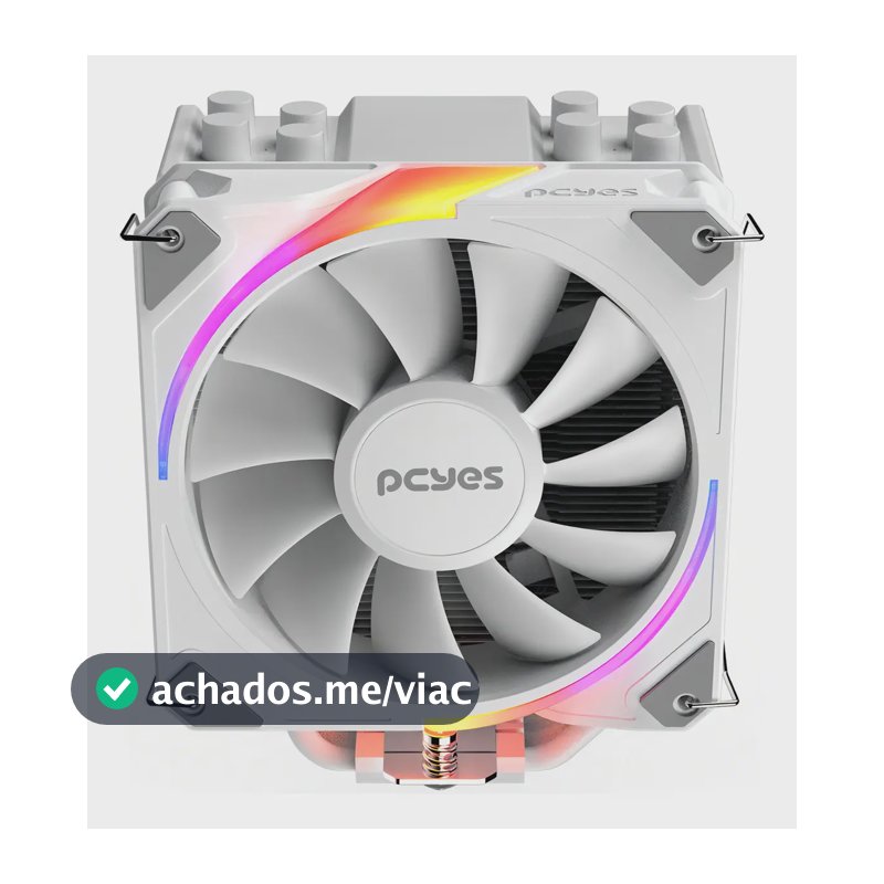 Pcyes Frost Pulse Argb Cooler Para Processador White Ghost