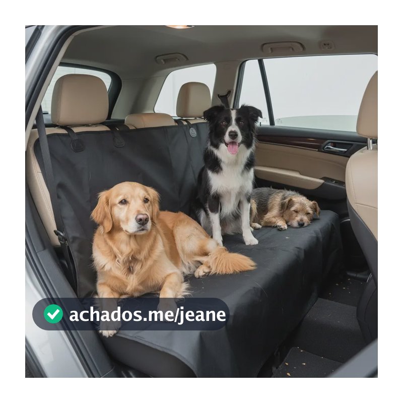 Capa Protetora Impermeável Banco Carro Pet Cão Gato Animais
