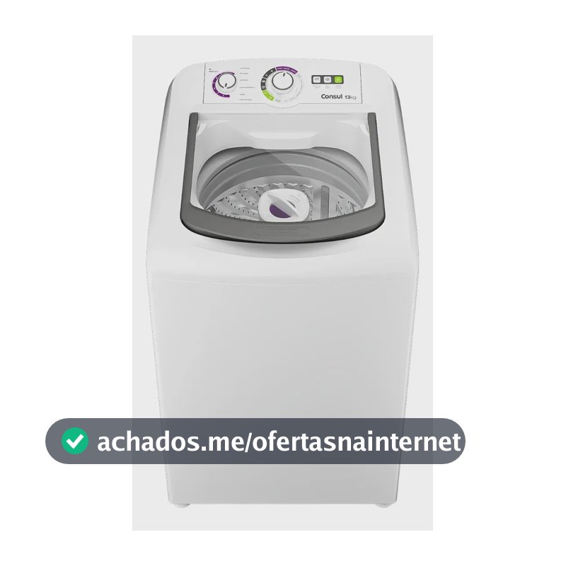 Máquina de Lavar Consul 13Kg Branca Ciclo Edredom - CWH13AB