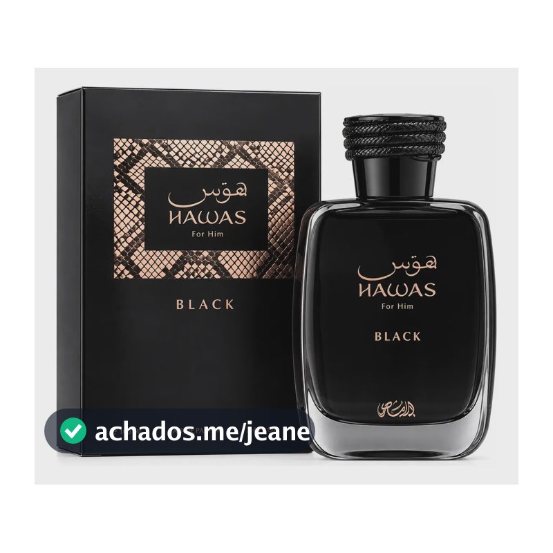 Perfume Rasasi Hawas Black Eau De Parfum Masculino 100 Ml