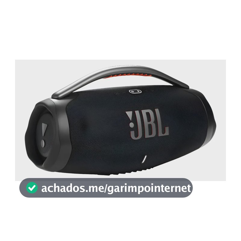 Caixa De Som Bluetooth Jbl Boombox 3 Preto Black 127/220v