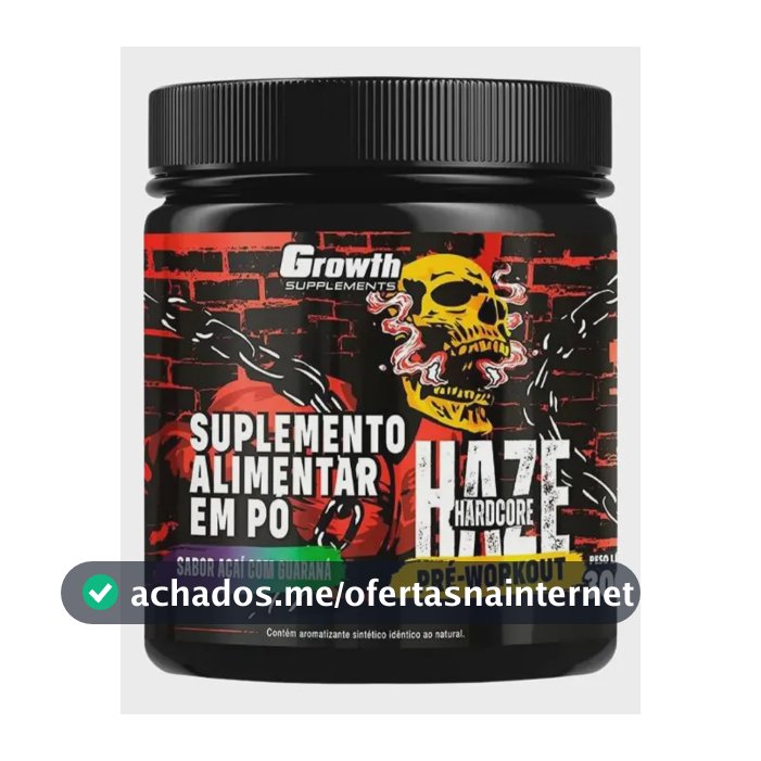 Haze Hardcore - Pré-treino 300g - Growth Supplements Sabor Açaí Com Guaraná