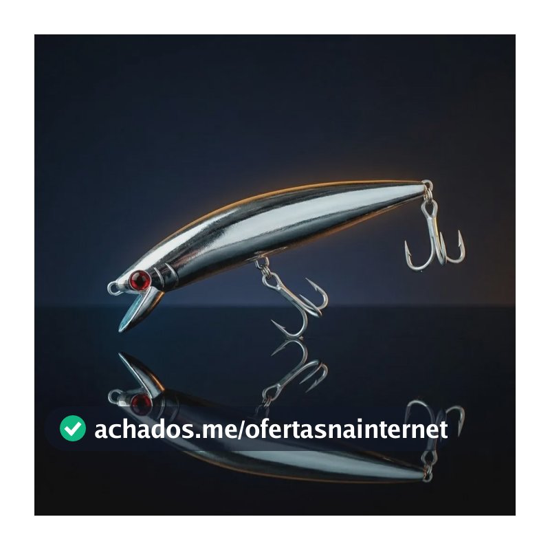 Isca Artificial Nelson Nakamura Borá 10 Cromada Lançamento 301 8,1 A 10cm