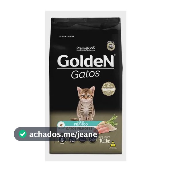 Ração Golden Para Gatos Filhotes Sabor Frango - 10,1kg