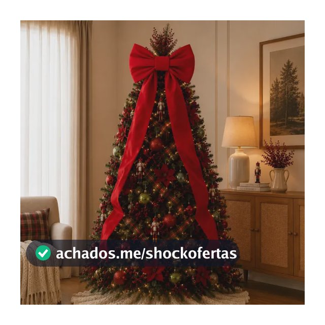 Laço Gigante 60cm Árvore Natal Enfeite Porta Decoração Cores