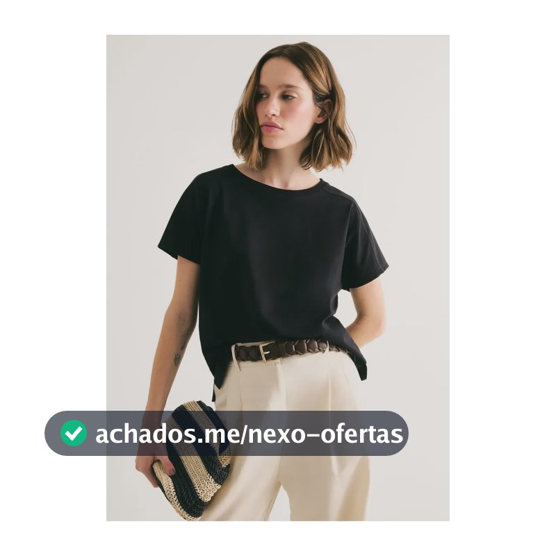 Blusa Feminina Regular Em Viscose Hering Preto M