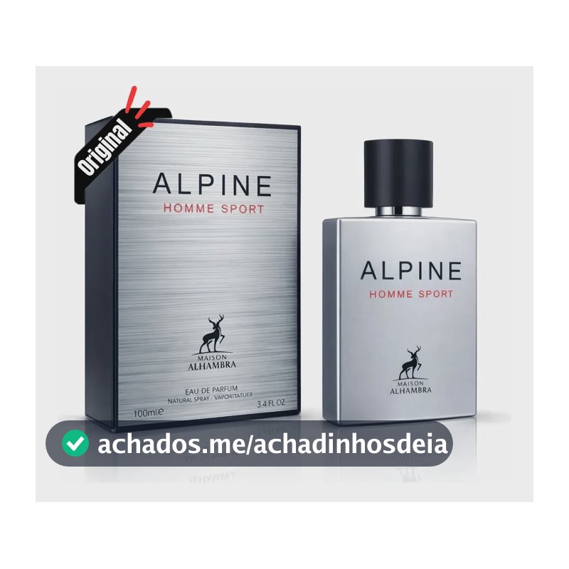 Perfume Árabe Alpine Homme Sport Maison Alhambra 100ml Edp Lipx