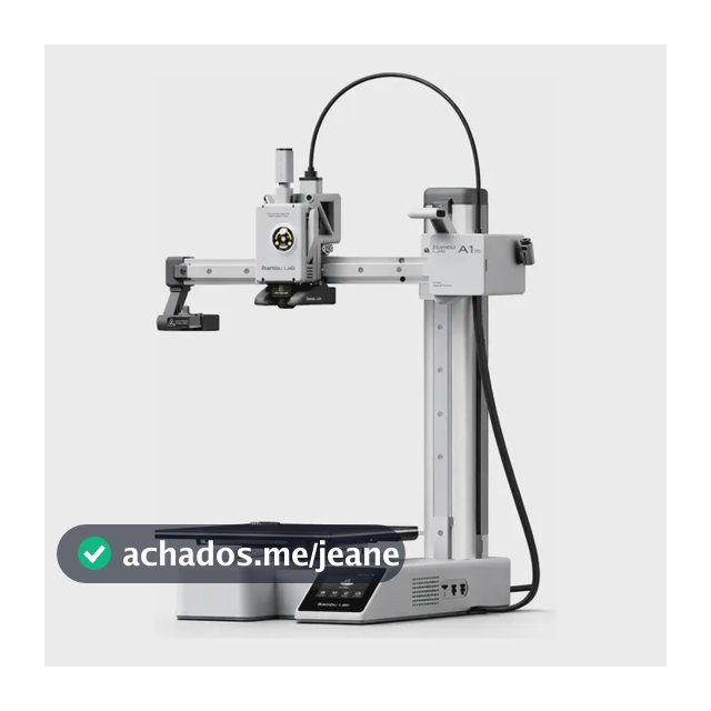 Impressora 3d Bambu Lab A1 Mini Base Sem Ams 127/22 Cinza