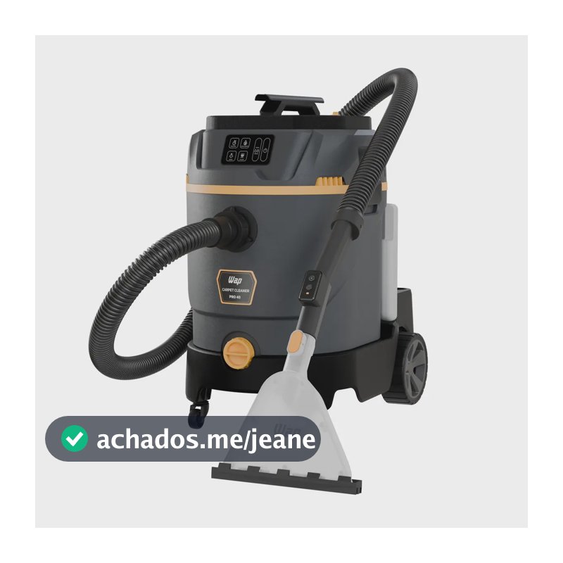 Extratora Barril Wap Carpet Cleaner Pro 40 2800w 34L Filtro Hepa Painel Touch 220V
