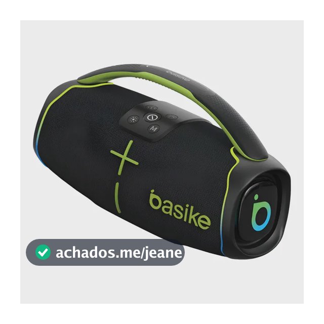 Caixa De Som Portátil Bluetooth Subwoofer Ipx6 Tws Com Rgb