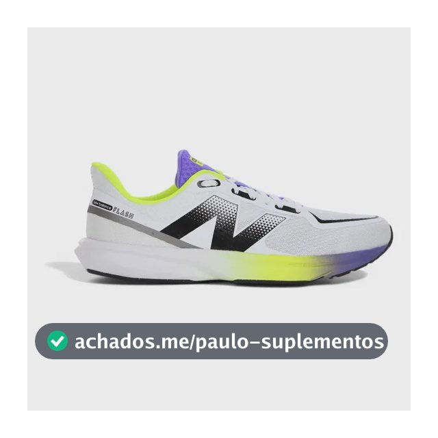 Tênis New Balance Flash V7 Masculino Preto Treino
