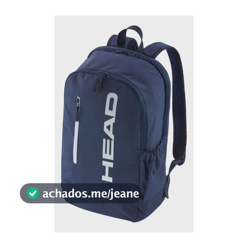 Mochila De Tênis E Beach Tennis Head Base 2025 Com Nota Cor Azul-marinho