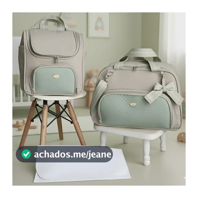 Kit Bolsas De Maternidade Blin Menina Menino Unissex 3 Peças