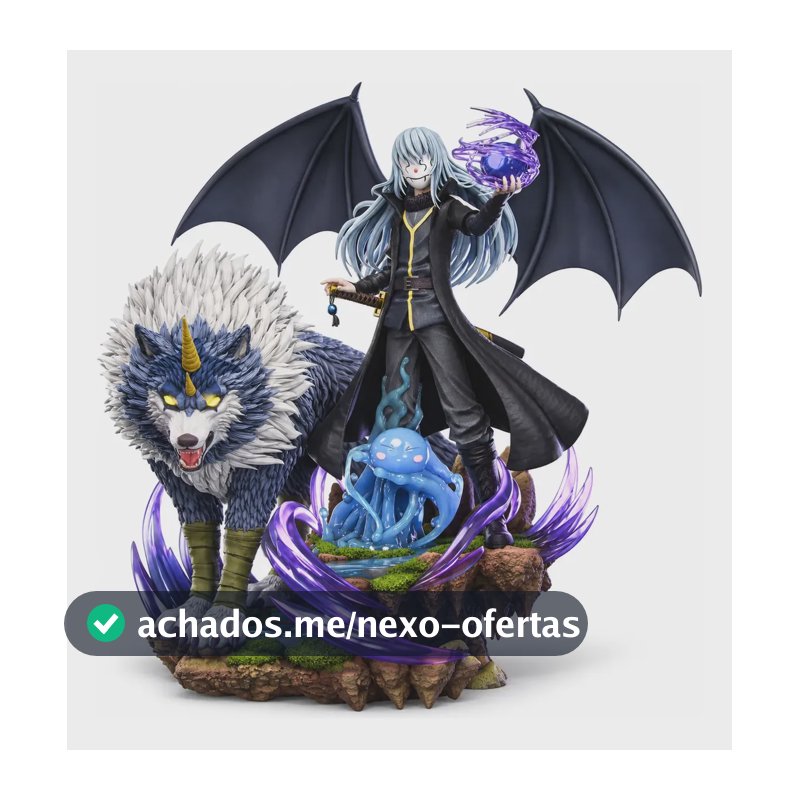 Action Figure Rimuru Tempest Em Resina Pintada À Mão 24cm