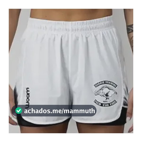 Shorts Running 2 Em 1 Woom Garage Training Feminino I