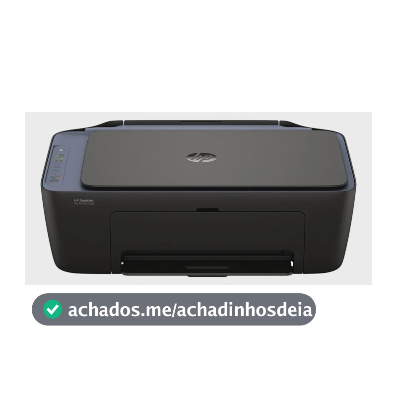 Impressora Multifuncional HP DeskJet Ink Advantage 2975 Colorida 1 USB 2.0 de alta velocidade Wi-Fi de banda dupla - 100 a 240 VCA - AJ4Y4A#AK4