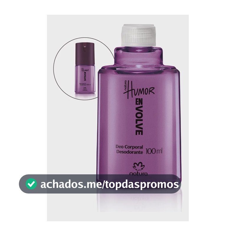 Refil Deo Corporal Natura Humor Envolve 100 Ml