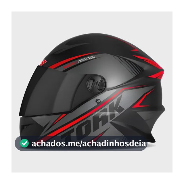Capacete Moto Pro Tork Fechado Viseira Fumê Street Promoção